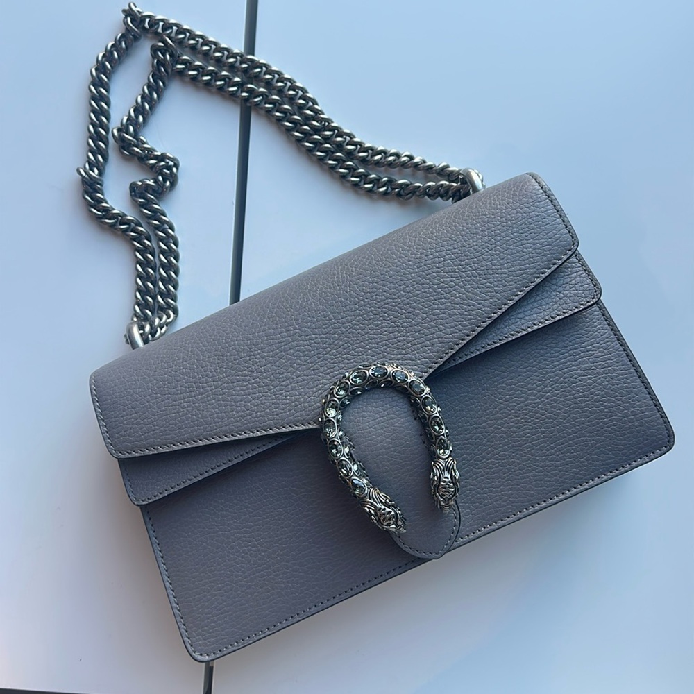 Gucci Grey Dionysus Bag